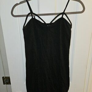 Pull and Bear Little Black Dress w/ Strap Detailing